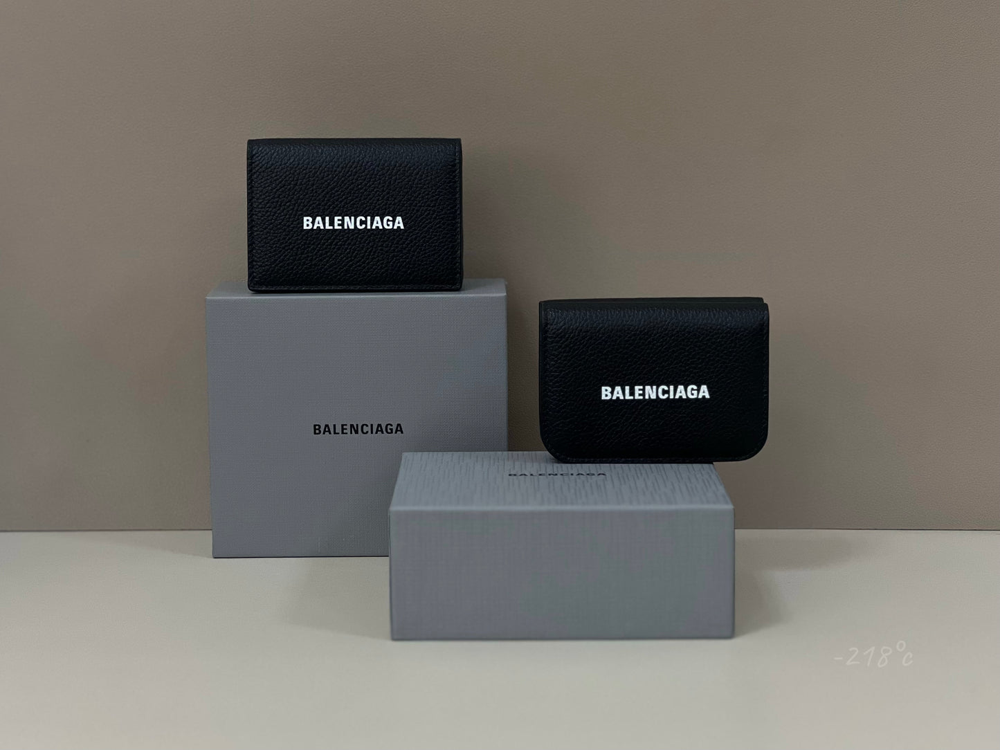 BALENCIAGA LOGO-PRINT MINI WALLET三折短夾